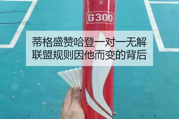 蒂格盛赞哈登一对一无解 联盟规则因他而变的背后